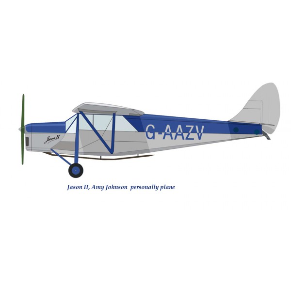 De Havilland Puss Moth DH 80A `Jason II` 72PM001 Amy Johnson 